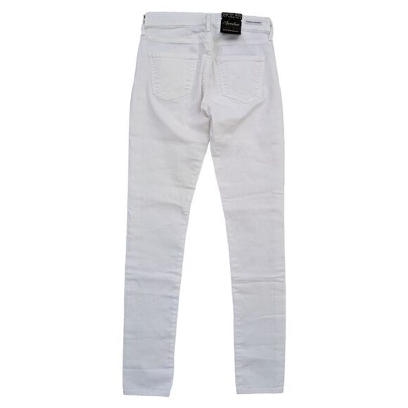 Citizens of Humanity Santorini White Avedon Ultra Skinny Low Rise Jean Sz 25 NWT - Picture 3 of 9